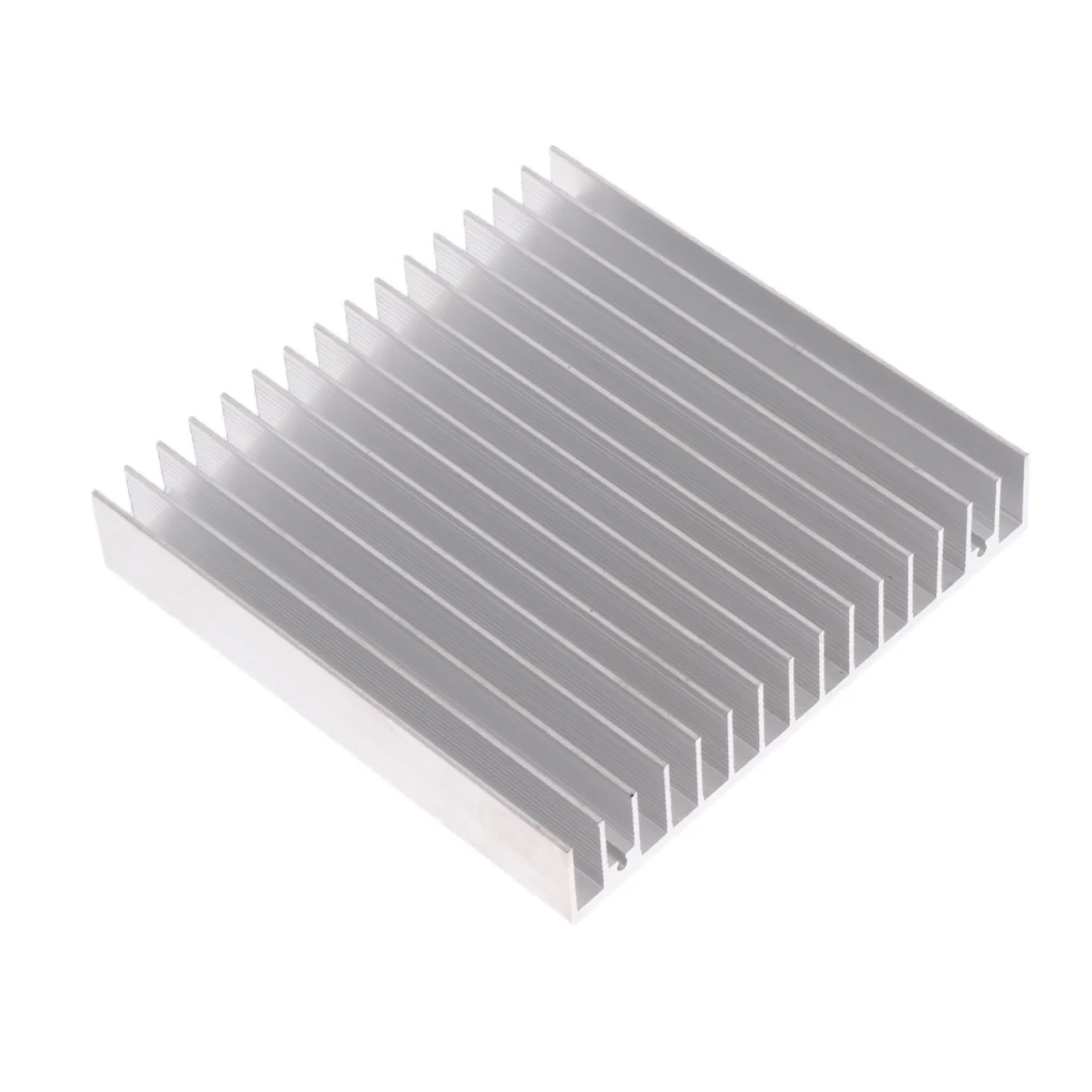 MagiDeal Aluminum Heat Sink Module 100mm x 18mm x100mm for LED Power Transistor White