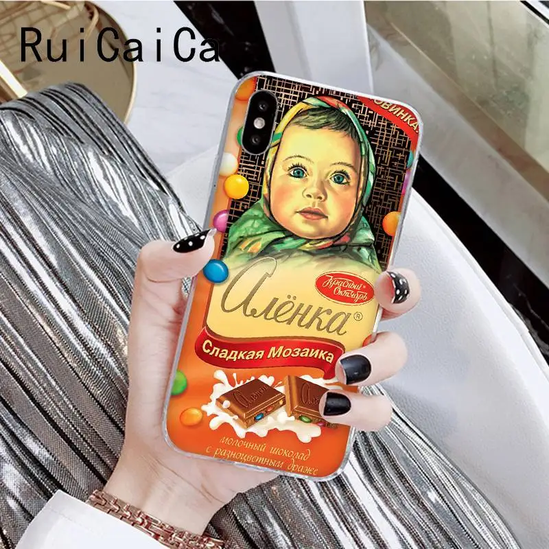 RuiCaiCa Аленка бар с изображением шоколада wonka TPU чехол для телефона чехол для iPhone X XSMAX 6 6S 7 7plus 8 8Plus 5 5S XR 11 11pro 11promax