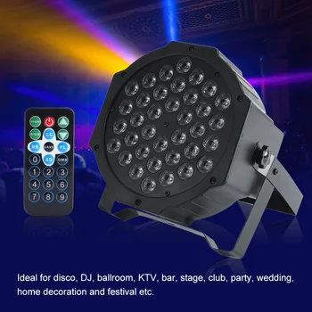 

72W 36 LED RGB Light Party Disco Club Lamp DMX512 for EU Plug 220V~240V DJ Accessories DJ equipment light