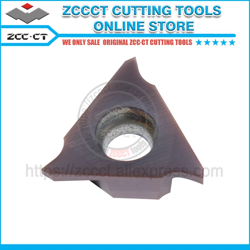 

ZCC machine tool thread insert QC22R150-R02 YBG205 and QC22L150-R02 1 pack