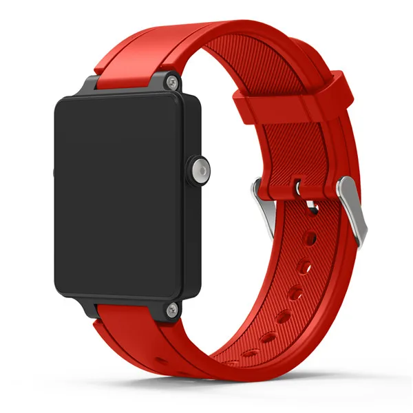 Сменный Браслет Силиконовый Браслет ремешок для часов Garmin Vivoactive ацетат спортивные часы Ремешки для наручных часов Correa Reloj - Цвет: Красный