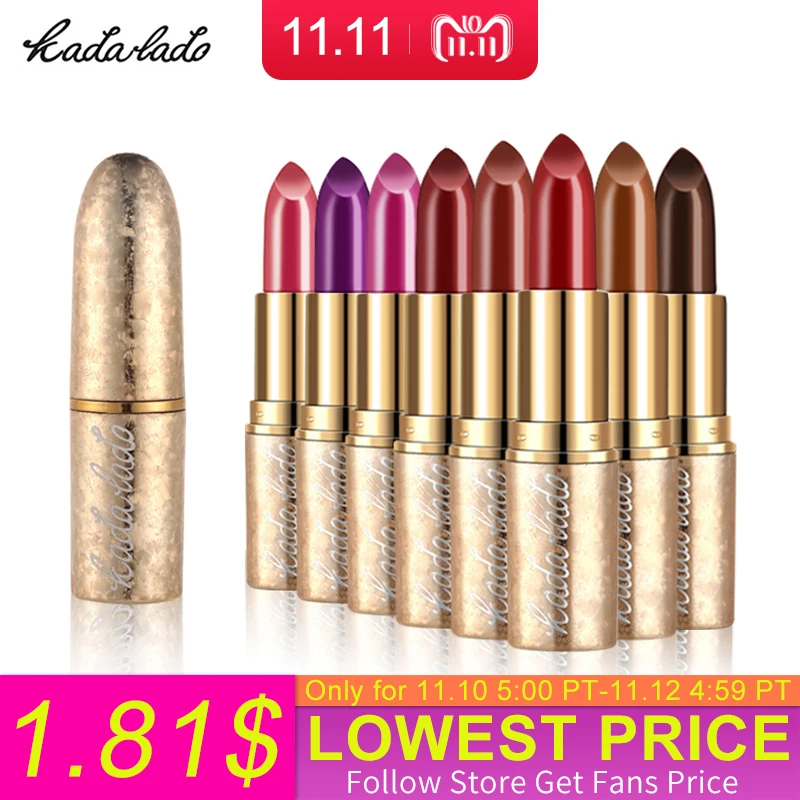 KADALADO Matte Lipstick kit Velvet Nude Waterproof Lipstick Set Pencil Long Lasting Lip Stick Lips Makeup Beauty Cosmetics