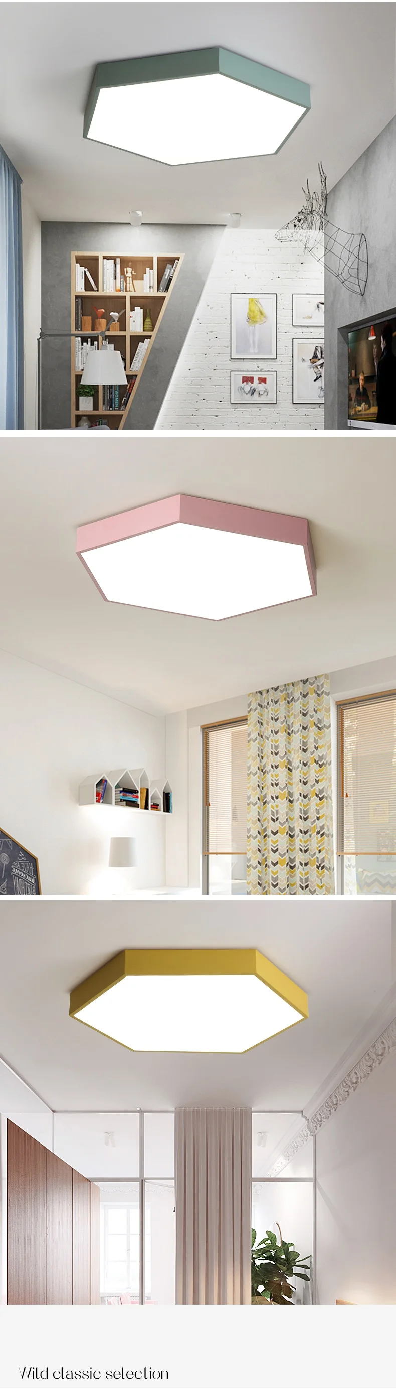 modern led ceiling lights for living room acrylic lampshade lamp fixtures 5