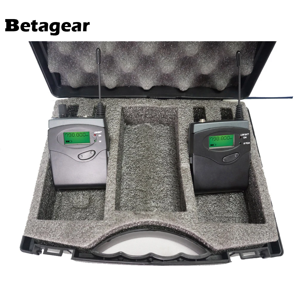 Портативные беспроводные внутриканальные системы Betagear с наушниками Bodypack
