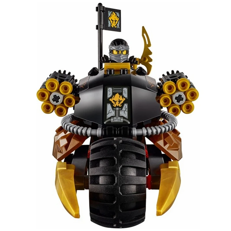 

10394 Bricks Blaster Action Character Model 70733 and Legoe Compatible Bicycle Car Block Kit Holiday Gift