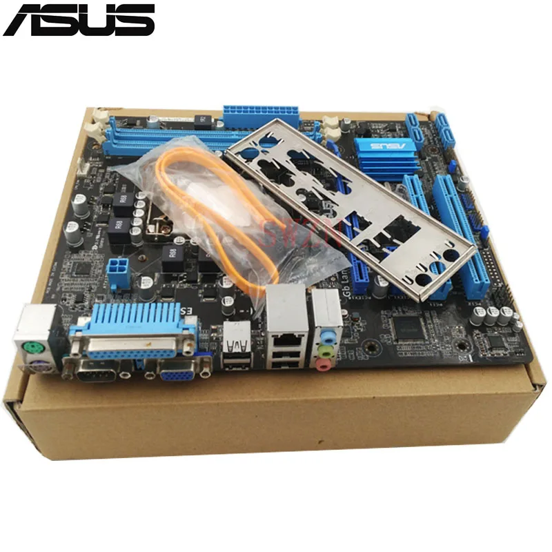 

original Used Desktop motherboard For ASUS P8H61-M PLUS V3 support LGA1155 I3 I5 I7 2*DDR3 support 16G 4*SATA2 USB2.0 u ATX