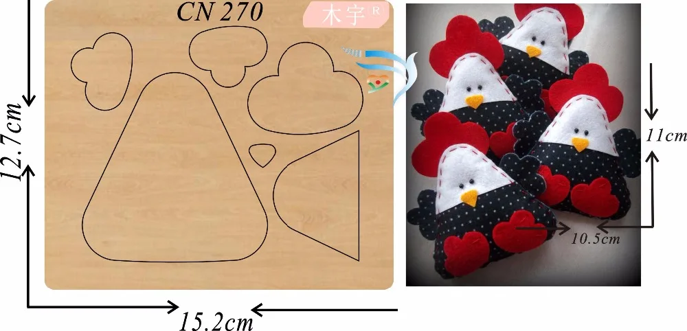 

Cute chick new wooden mould cutting dies for scrapbooking Thickness-15.8mm