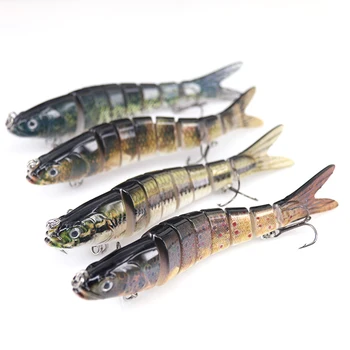 

Fishing Lure Artificial Bait Wobbler Jointed Jerkbaits 8 sections 14cm 26g Sea Trout For Tolling Seawater Fishing Bait