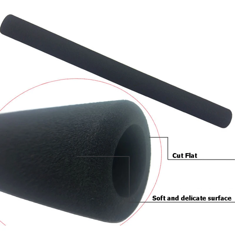 Bicycle Butterfly Handlebar Grip Cycling Shock-absorbing Matte Soft Foam Sponge Grips Handle Bar 50CM Black Travel Bike PA0104 (6)