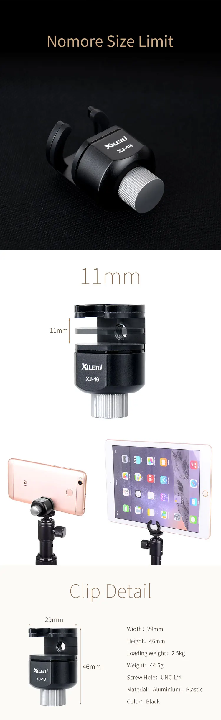 XILETU XBT-235 3в1 держатель для мобильного телефона Подставка для селфи монопод Штатив для ЦЗК камера смартфон с сотовым телефоном C