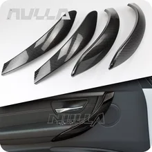 Carbon Look Interni Maniglia di Portello Della Copertura Trim Per BMW 3 Serie F30 F31 2013-2017 GT F34 14- 17 e 4 serie 4 dr F36 15-17