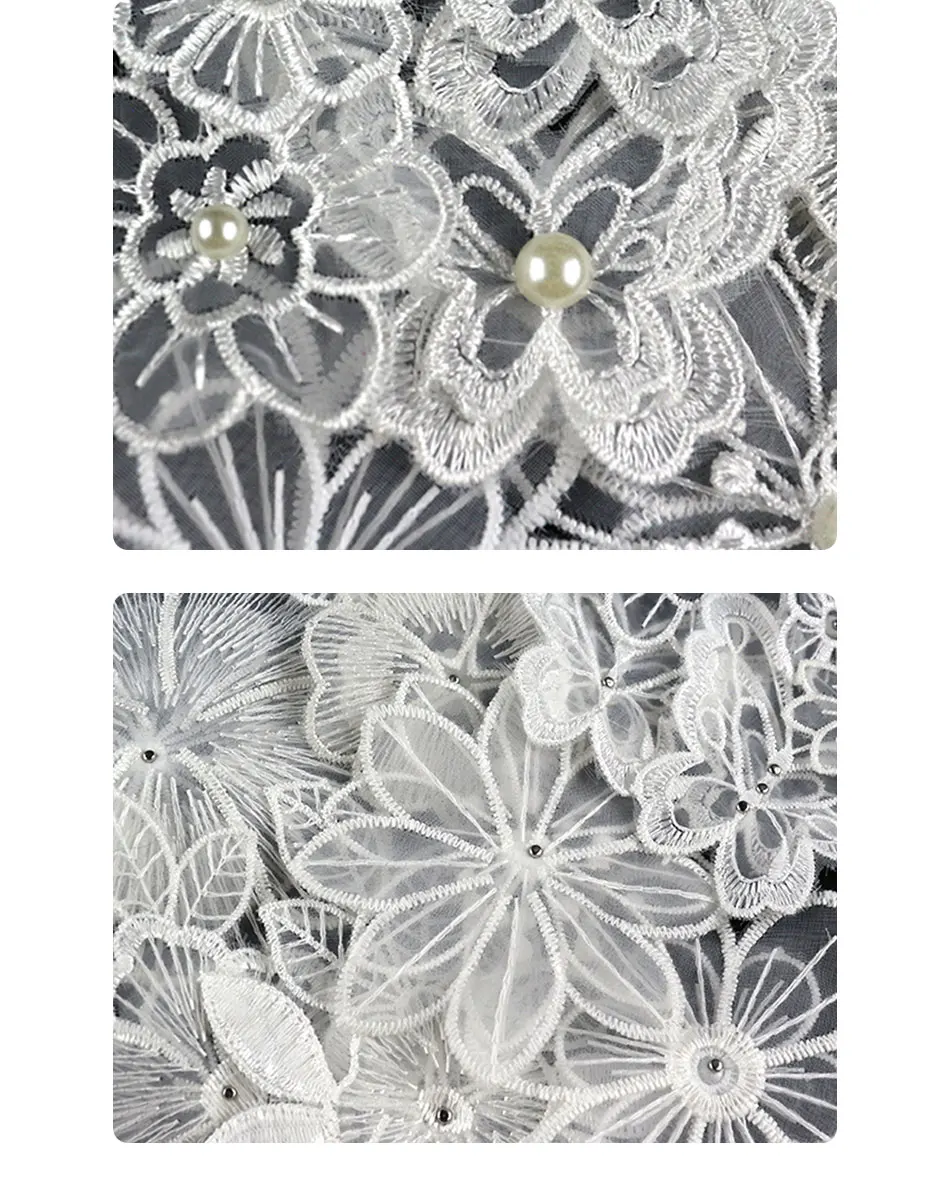 Новые шифоновые бусины белый цветок аппликация бабочка вышивка diy Кружева Аппликация маленькие патчи пришить Аксессуары на ткань одежду