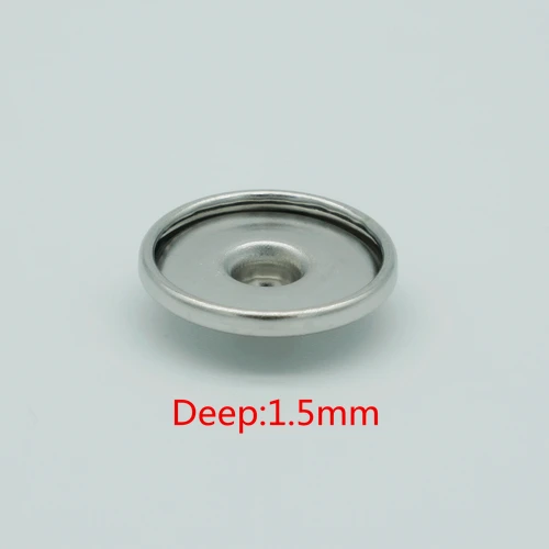 Snap Buttons 18MM&20MM for make print snap buttons or rhinestone DIY Fittings 50PCS