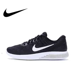 Официальный Оригинальная продукция Nike LUNARGLIDE 9 Для мужчин; спортивная обувь для бега кроссовки для прогулок беговые кроссовки удобные