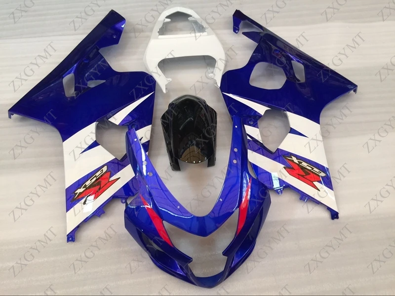 

Bodywork GSXR750 2004 - 2005 K4 Blue White Fairing Kits GSX R 750 04 Fairing Kits GSXR600 2005