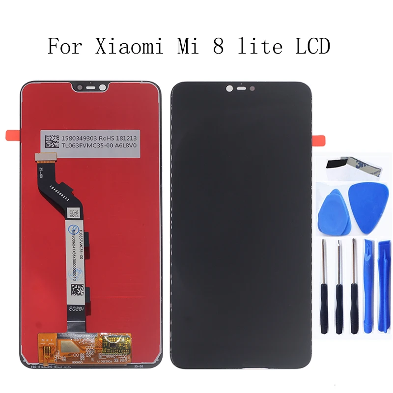 ЖК дисплей 6 26 дюйма для Xiaomi Mi 8 Lite 8X сенсорный экран дигитайзер в сборе сменный