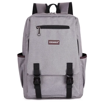 

New Anti-thief Men Canvas Backpack Design Men Business Fashion Message Backpack Travel Korean Backpack Mochila Bookbag Unisex