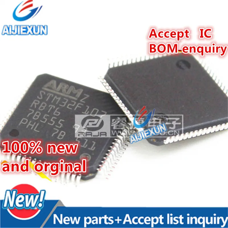 5 шт. STM32F107RBT6 STM32F107 107RB LQFP64 100% новое и оригинальное в наличии|Производство
