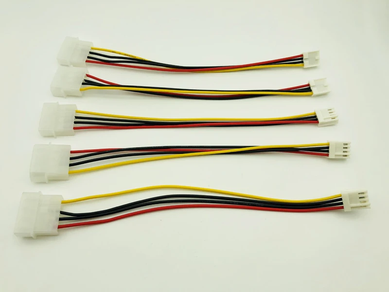 

5PCS 4Pin Molex IDE Male to 4P ATA Female Power Cable Supply Floppy Drive Adapter Connector for HDD PSU ETH EOS BTC Miner Mining