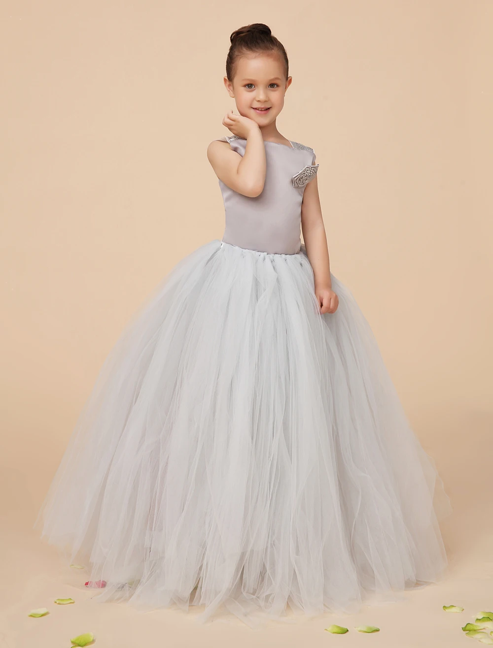 Teens Silver Formal Dresses
