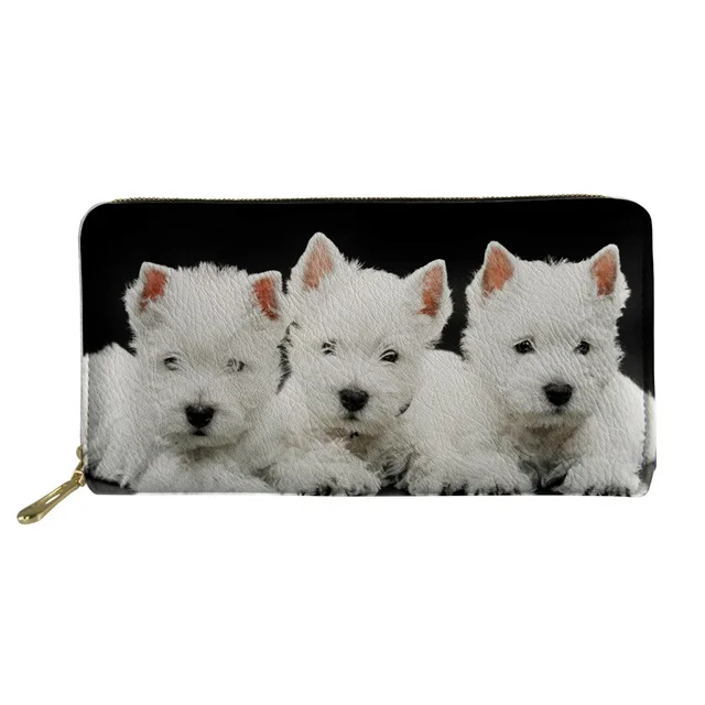 Coloranimal продуктовая хлопковая Льняная сумка для покупок West Highland White Terrier печать складная сумка многоразовая эко тканевая сумка - Цвет: HM5542Z21