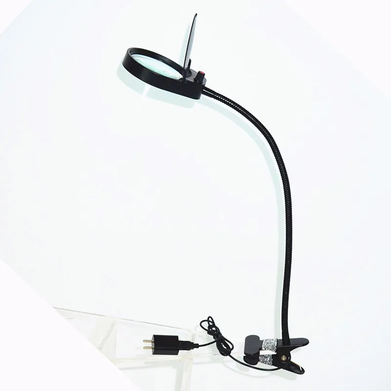

FGHGF Y1 Lighted Magnifier Dental Magnifier LED table Lamp Repair Tool Hand Carved Beauty Tools Nail Lamp Learning Table Lights