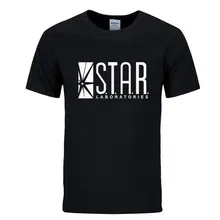 STAR labs, nueva camiseta a la moda, camisetas de verano para hombre, camisetas de Jersey the flash gotham city, cómics, serie superman tv, camiseta para hombre