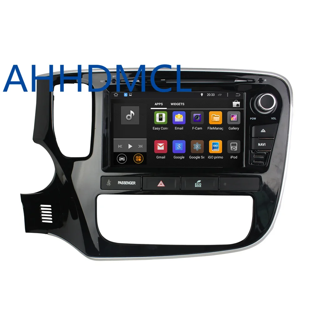 Flash Deal AHHDMCL Car Multimedia Player Stereo Radio DVD Android 9.0 Navigation 2G RAM For Mitsubishi Outlander 2014 2015 2016 2017 2