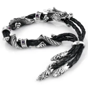 

Crystal Black Red Dragon Bracelet The Sasang Sacred Cloud Rider SupremeGame of Thrones Dragon Bracelet