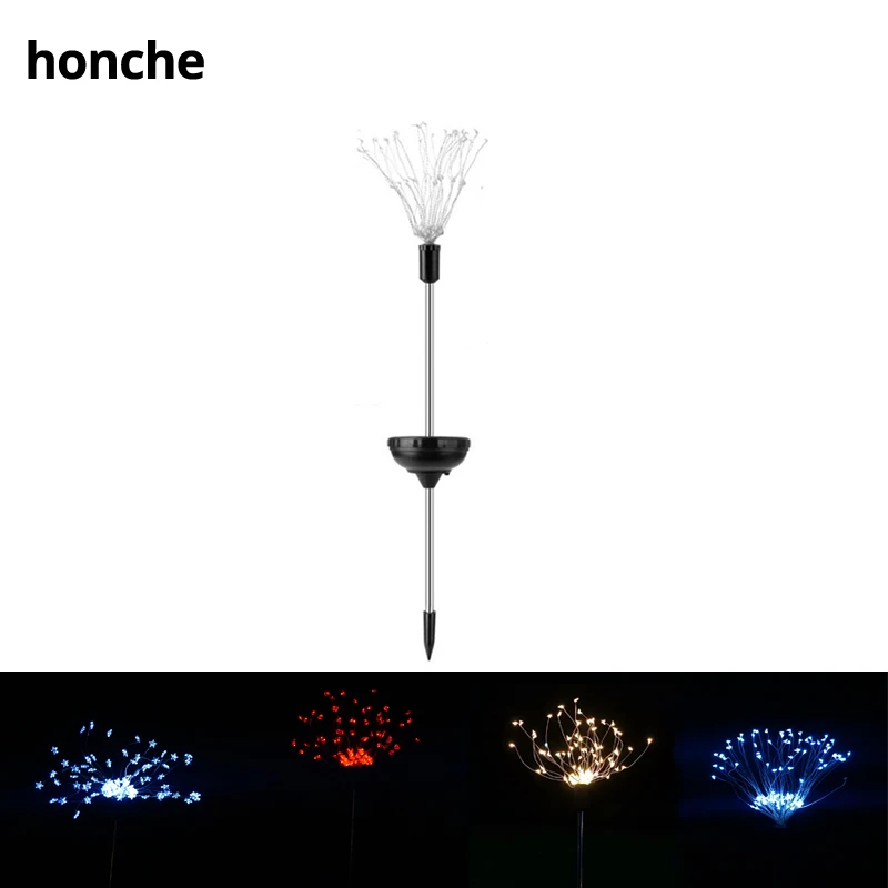 

ON Sale Landscape lights solar powered starburst 90 fairy LED fireworks lighting LEDS dandelion outdoor garden string light