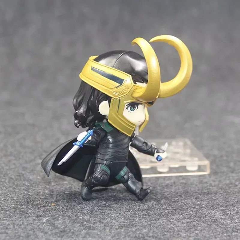 10 см Marvel Мстители Loki Nendoroid 866 фигурка ПВХ игрушки коллекция кукла аниме мультфильм модель для друга подарок