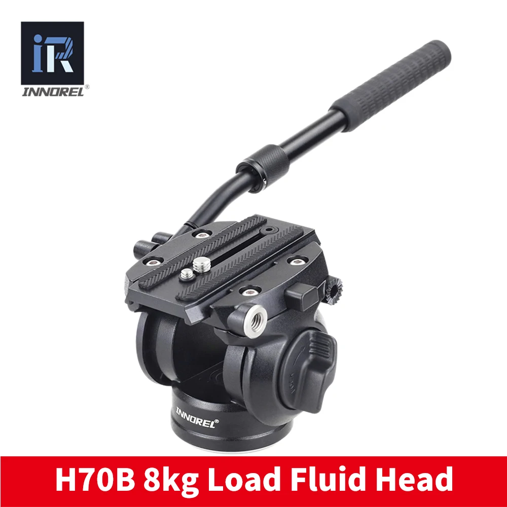 

INNOREL H70B Fluid Tripod monopod Head DSLR Video Manfrotto 501PL Bird Watching 8kg load stable