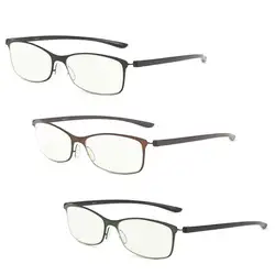 Для женщин Для мужчин гибкие TR90 унисекс очки для чтения прочность анти-Blu-Ray компьютер пресбиопии очки 1,0 1,5 2,0 2,5 3,0