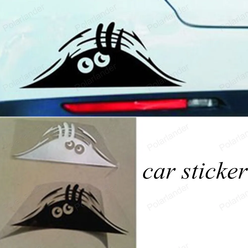 Vinyl Car Decals Car Stickers Styling Accessories New Design 20 8cm Funny Peeking Monster Auto