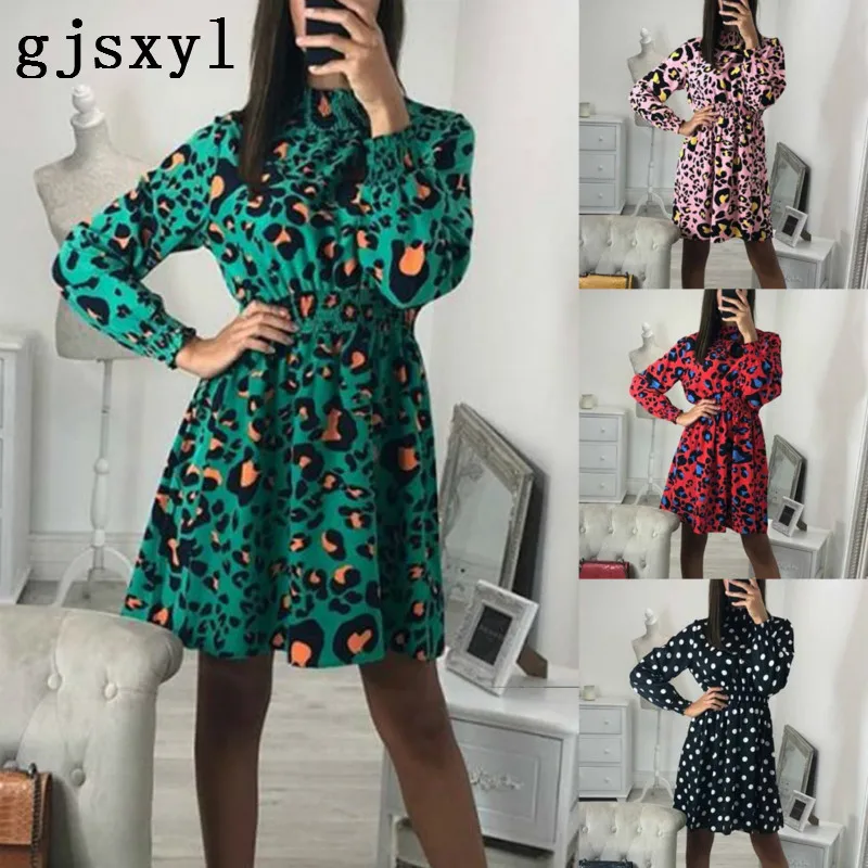 

Wave Point Hit Color Long Sleeve Even Clothing Goods In Stock maternity dresses pregnant dress elegant Polyester Free shipping