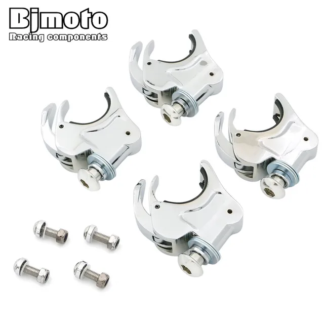 4pcs/lot Motorcycle Detachable Windshield Clamps Windscreen Clamp Quick