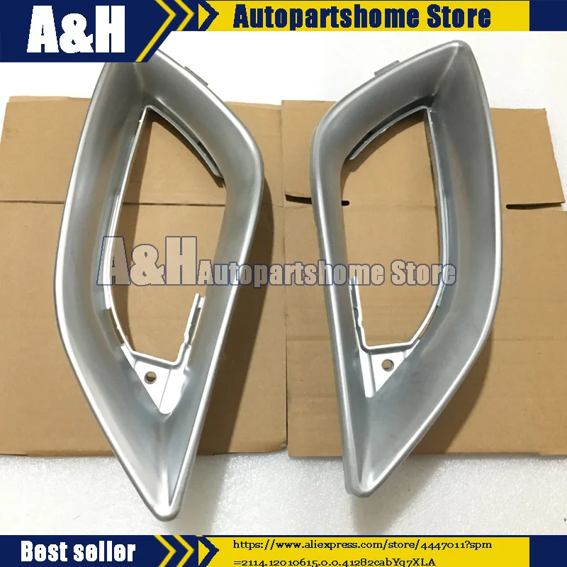 Противотуманная фара для Mercedes W251 R300 R320 R350 2005 2007 серебристо серая рама радиатора 2
