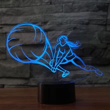 Colorful Sleeping Lighting Led Table Lamp 3D Play Volleyball Usb Night Lights Volleyball Players Kids Bedroom Decor Sports Gifts Colorful Sleeping Lighting Led Table Lamp 3D Play Volleyball Usb Night Lights Volleyball Players Kids Bedroom Decor Sports Gifts