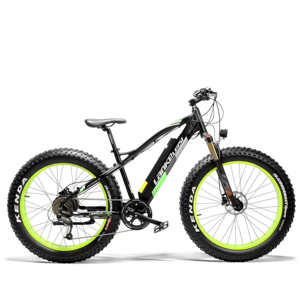 Cyrusher XC4000 черный зеленый 500 Вт 36 В 16AH 9 скоростей Электрический Fat Bike Shimano дисковый тормоз сильная стабильность и долгое время цикла