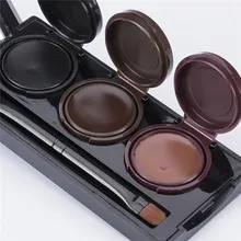 Макияж блестящий подводка для глаз Блестящий гель для бровей порошок Палитра Водонепроницаемый прочного Smudgeproof Косметика интенсификаторы для бровей