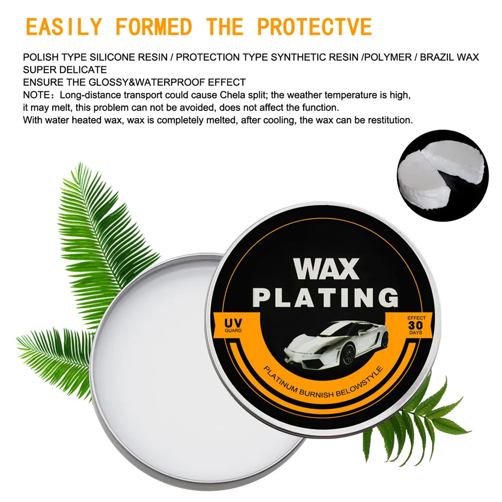 Wax Car Crystal Plating Set Hard glossy Wax Paint Care Scratch Repair Maintenance Wax Paint Surface Coating