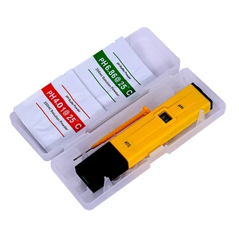 

1pcs Portable Digital PH Meter Tester Meter Pen Medidor PH 0.0-14.0 PH High Accuracy for Drink Food Lab PH Monitor