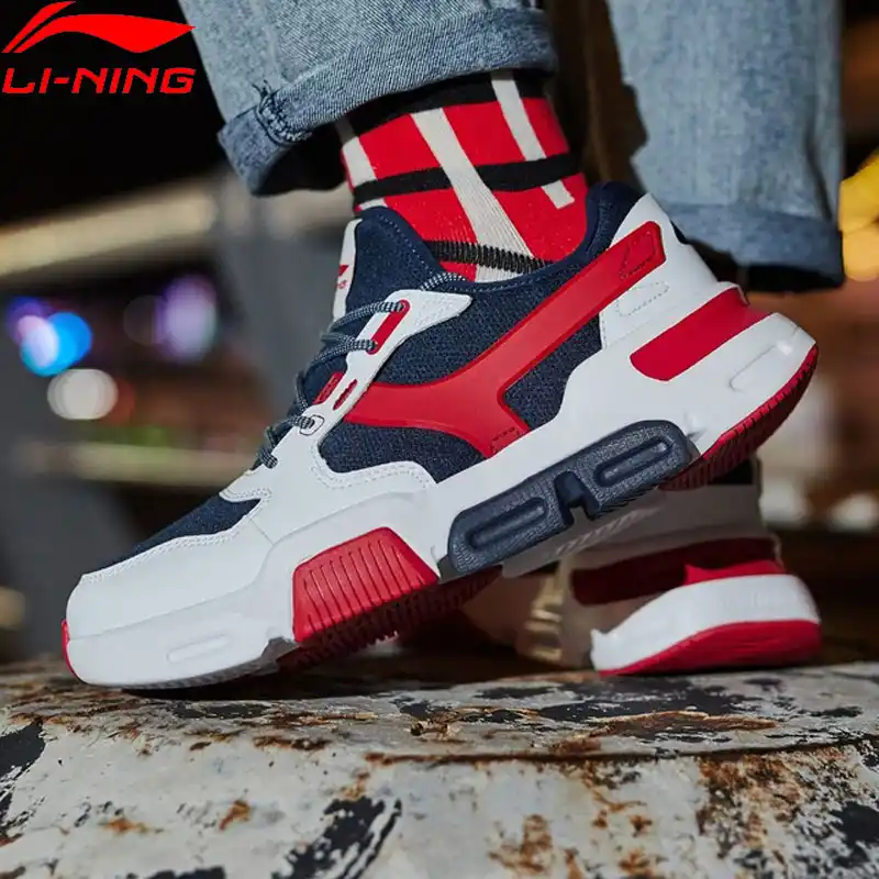 Li Ning Men Mark Classic Leisure Lifestyle Shoes Wearable Support