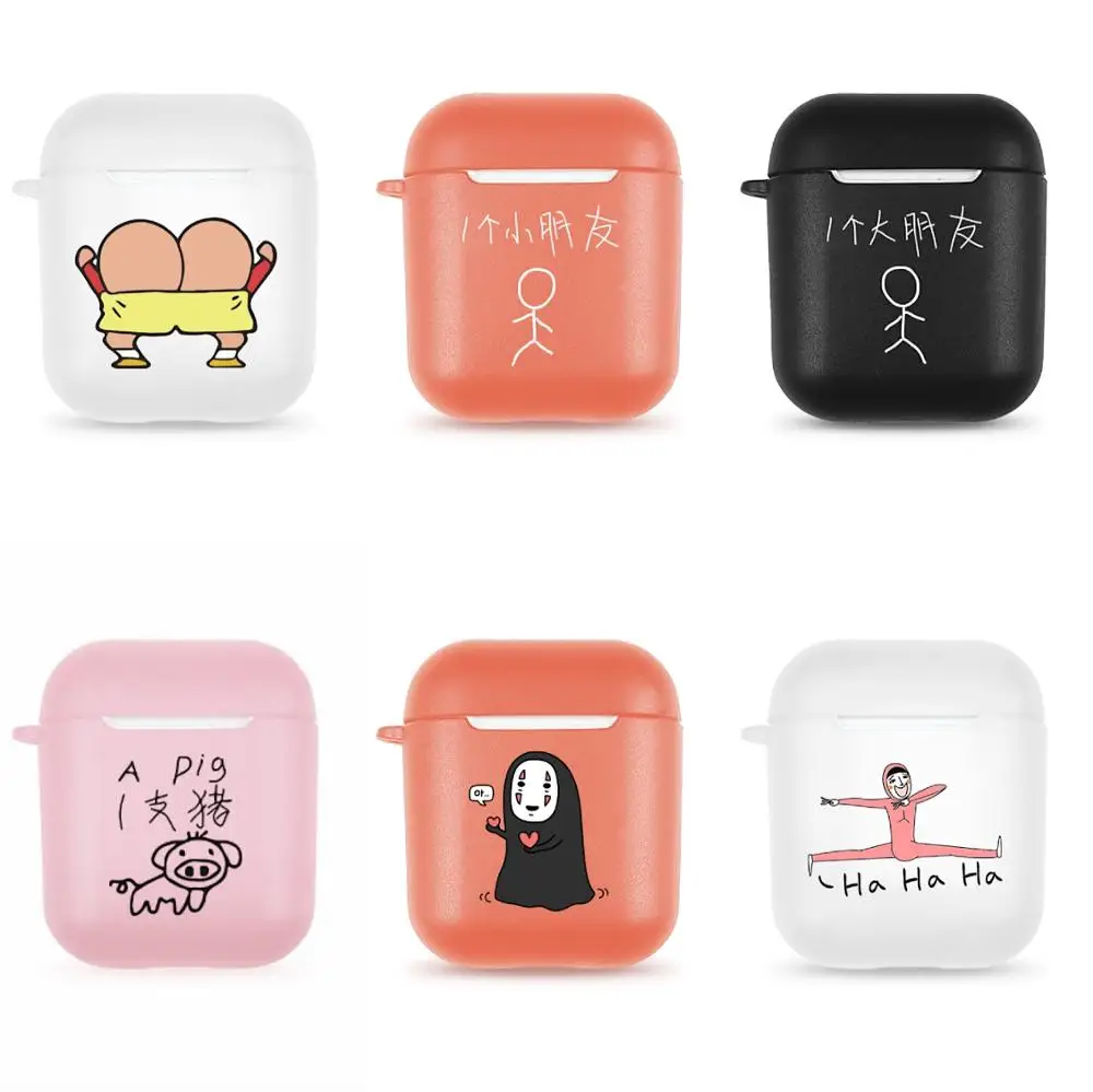 

For Apple iPhone Airpods Bluetooth Wireless Headphone Charging Earphone Cover Case Cute Funny Cartoon Simpson Protective Bag
