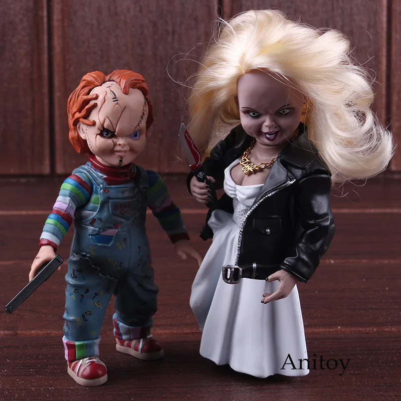 Детская игра Невеста Чаки игрушки Чаки и Тиффани кукла ПВХ фигурка ужаса Коллекционная модель игрушки