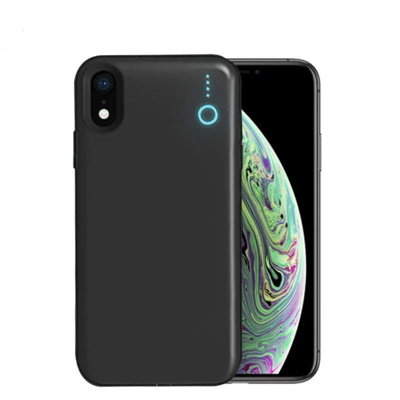 

Mobile Phone Case 5000 MAh Wireless Charging Treasure 2 in One Charging Back Clip For iPhone XR Battery Charger