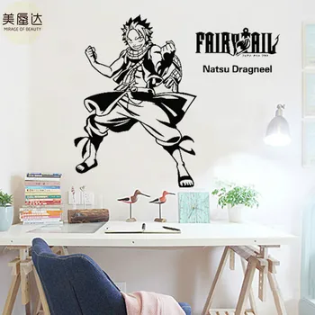 

Game Cartoon Wall Stickers Stick Adhesive Glass Window Fairy Tail Animation Single-piece Package Mirage of Beauty Plastic LIPC