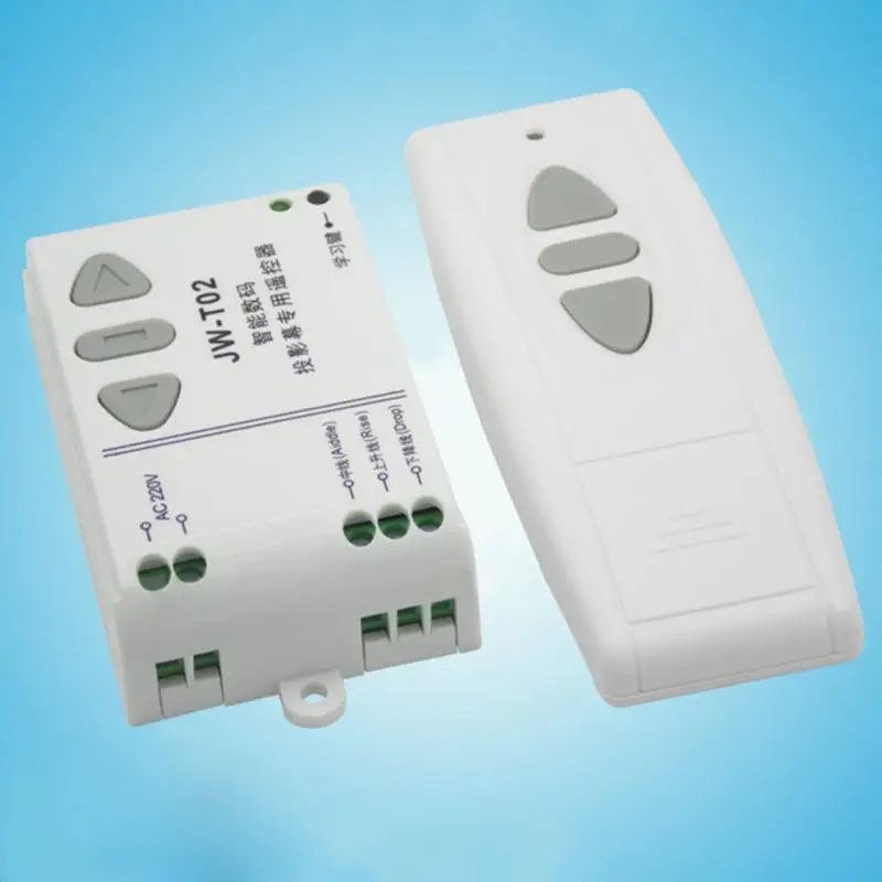 Jw-T02 Wireless Remote Control +315Mhz Front Controller for Electric Projector Screens Electric Curtains/Tower Garage Door    #8