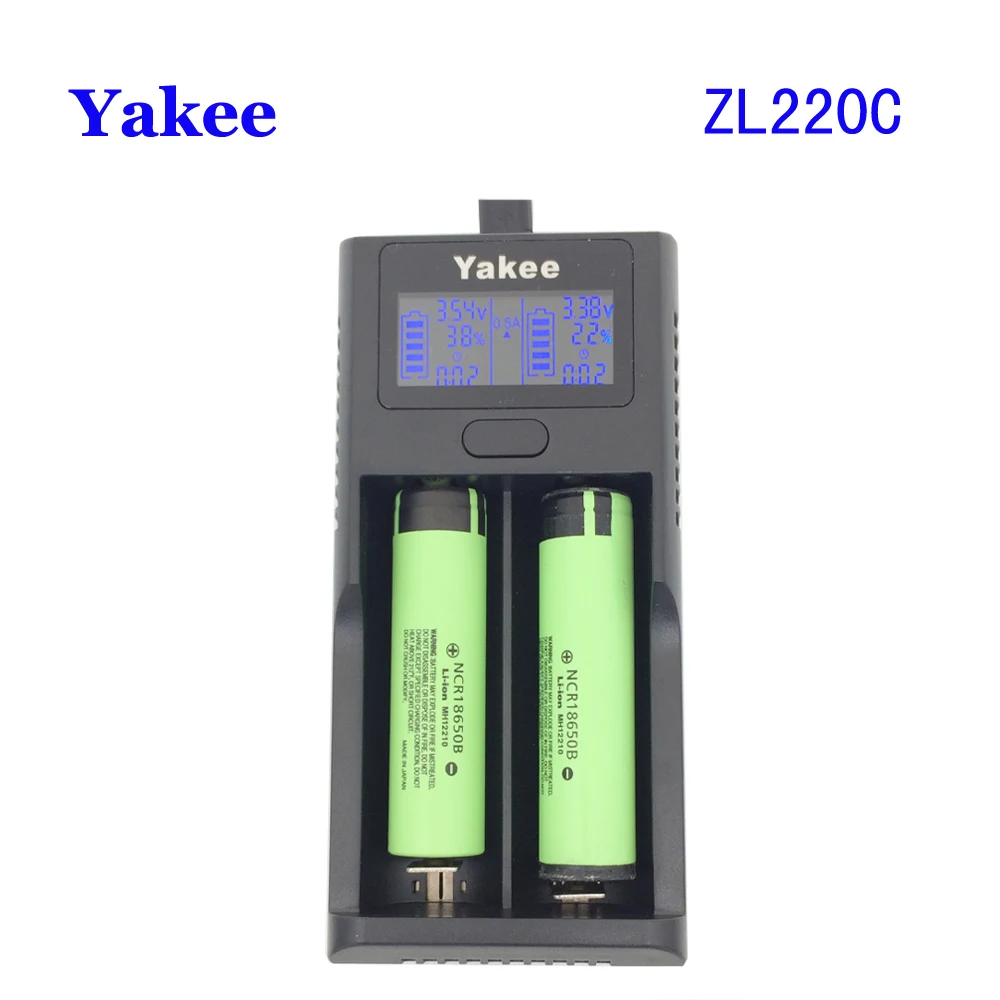 Зарядное устройство USB Yakee для литий ионных аккумуляторов 26650 18650 18500 18350 17670 16340 14500