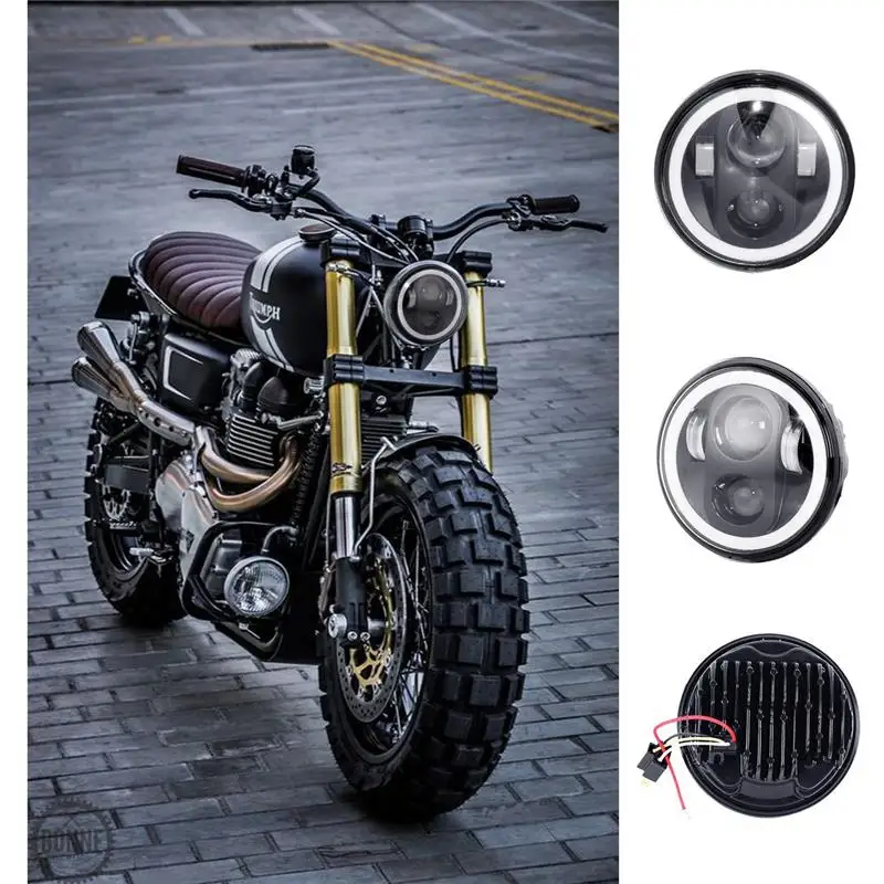 Bloque de montaje Springer moto style faros de Harley Davidson modelos